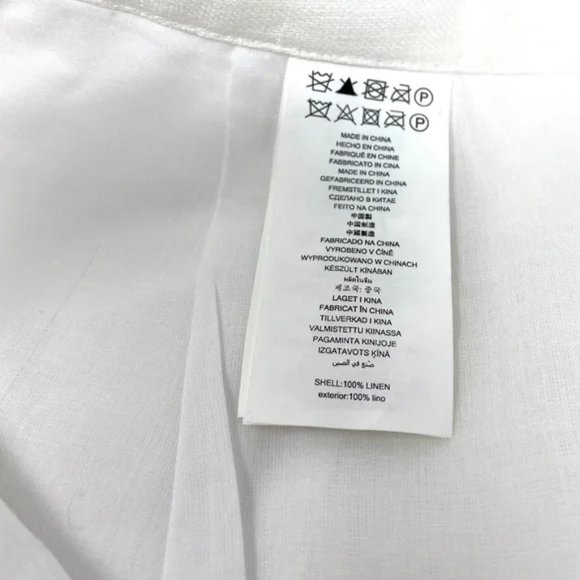 💖MEGA SALE💖MICHAEL Kors Linen Pleated Chino Shorts Women's White MH93HCCA19 - Picture 5 of 6